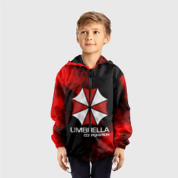 Ветровка с капюшоном детская UMBRELLA CORP, цвет: 3D-черный — фото 2