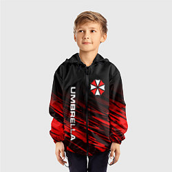 Ветровка с капюшоном детская UMBRELLA CORPORATION, цвет: 3D-черный — фото 2