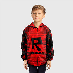 Ветровка с капюшоном детская Roblox, цвет: 3D-черный — фото 2