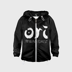 Ветровка с капюшоном детская Ori, цвет: 3D-белый