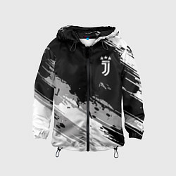 Ветровка с капюшоном детская Juventus F C, цвет: 3D-черный