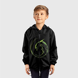 Ветровка с капюшоном детская ЧУЖОЙ, цвет: 3D-черный — фото 2