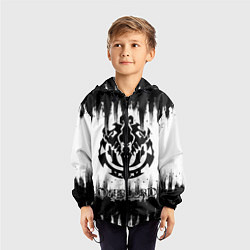 Ветровка с капюшоном детская Overlord, цвет: 3D-черный — фото 2