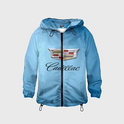 Ветровка с капюшоном детская Cadillac, цвет: 3D-черный
