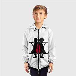 Ветровка с капюшоном детская Hunter x Hunter, цвет: 3D-черный — фото 2