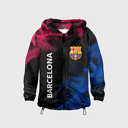Ветровка с капюшоном детская BARCELONA БАРСЕЛОНА, цвет: 3D-черный