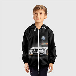 Ветровка с капюшоном детская Safety car, цвет: 3D-белый — фото 2