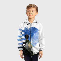 Ветровка с капюшоном детская Атака титанов, цвет: 3D-черный — фото 2