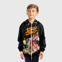 Ветровка с капюшоном детская Шаман Кинг Ремейк аниме, цвет: 3D-белый — фото 2