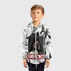Ветровка с капюшоном детская FARCRY WOLF, цвет: 3D-белый — фото 2
