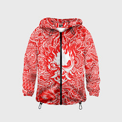 Ветровка с капюшоном детская Samurai, цвет: 3D-черный