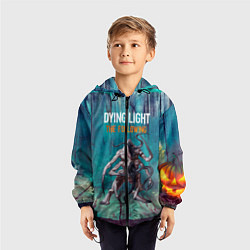 Ветровка с капюшоном детская Dying light Мутант, цвет: 3D-черный — фото 2