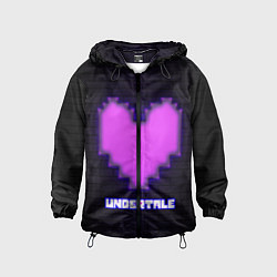 Детская ветровка UNDERTALE PURPLE HEART