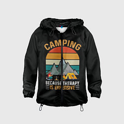 Ветровка с капюшоном детская Camping, цвет: 3D-черный