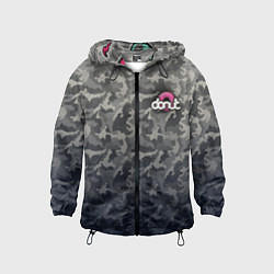 Ветровка с капюшоном детская Donut, цвет: 3D-черный