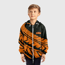 Ветровка с капюшоном детская ORANGE KTM КТМ Z, цвет: 3D-белый — фото 2
