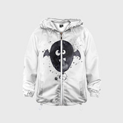 Детская ветровка Шарик-летайка белый, полиэстер