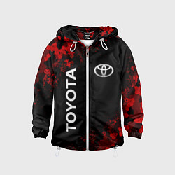 Детская ветровка TOYOTA MILITARY PIXEL BLACK RED