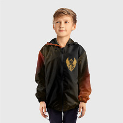 Ветровка с капюшоном детская NEW WORLD - МАРОДЕРЫ - Космос, цвет: 3D-черный — фото 2
