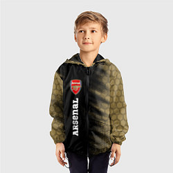 Ветровка с капюшоном детская АРСЕНАЛ Arsenal - Полутона, цвет: 3D-черный — фото 2