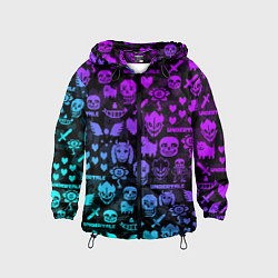 Детская ветровка UNDERTALE NEON PATTERN УЗОР