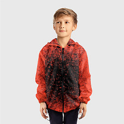 Ветровка с капюшоном детская Распространение Вируса, цвет: 3D-черный — фото 2