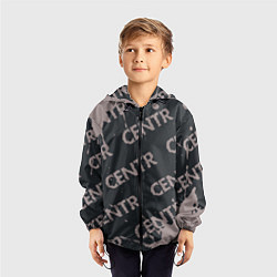 Ветровка с капюшоном детская CENTR Брызги, цвет: 3D-черный — фото 2