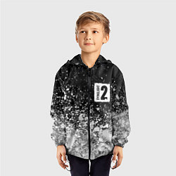 Ветровка с капюшоном детская DYING LIGHT 2 - Краски, цвет: 3D-черный — фото 2