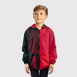 Ветровка с капюшоном детская Красное виденье, цвет: 3D-черный — фото 2