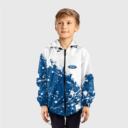 Ветровка с капюшоном детская Ford форд, цвет: 3D-черный — фото 2