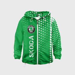 Детская ветровка ШКОДА Skoda Абстракция