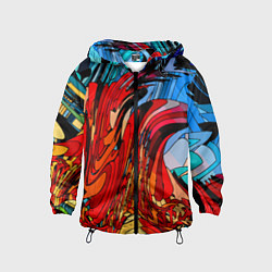 Детская ветровка Abstract color pattern Fashion 2022