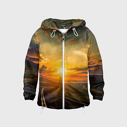 Детская ветровка Закат у океана