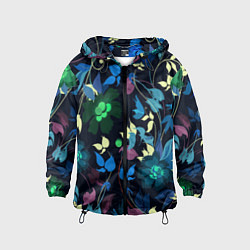 Детская ветровка Color summer night Floral pattern