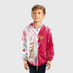 Ветровка с капюшоном детская Roma краска, цвет: 3D-белый — фото 2