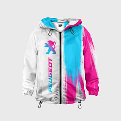 Детская ветровка Peugeot neon gradient style: по-вертикали