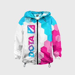 Детская ветровка Dota neon gradient style: по-вертикали