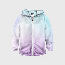 Ветровка с капюшоном детская Heart love, цвет: 3D-белый