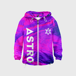 Детская ветровка Astro neon grunge