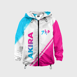 Детская ветровка Akira neon gradient style: надпись, символ