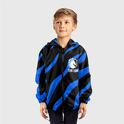 Ветровка с капюшоном детская Форма Team Liquid хаки, цвет: 3D-черный — фото 2
