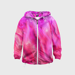Детская ветровка Pink abstract texture