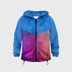 Детская ветровка Кляксы и цветной туман