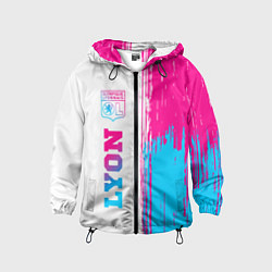 Детская ветровка Lyon neon gradient style по-вертикали