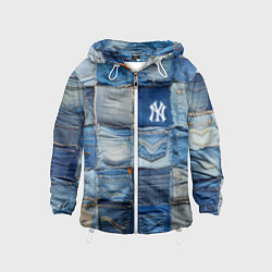 Детская ветровка Patchwork - New York yankees baseball team