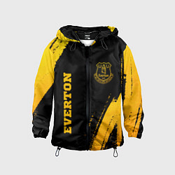 Детская ветровка Everton - gold gradient вертикально