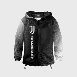 Детская ветровка Juventus sport на темном фоне по-вертикали