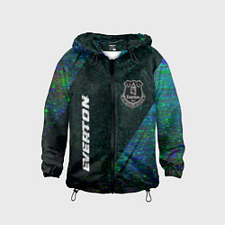 Детская ветровка Everton glitch blue