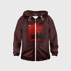 Ветровка с капюшоном детская Bad Omens, цвет: 3D-белый