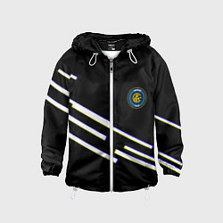 Ветровка с капюшоном детская Inter line fc, цвет: 3D-белый